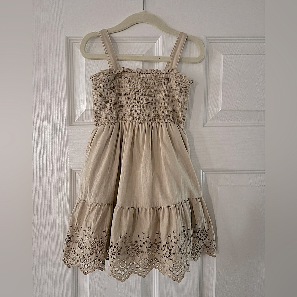 GAP Smocked Eyelet Tiered Sundress